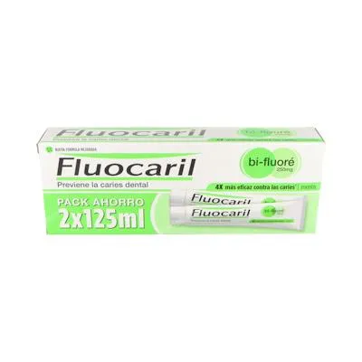 Bi-fluore 250 mg duplo menta 2 x 125 ml, Fluocaril