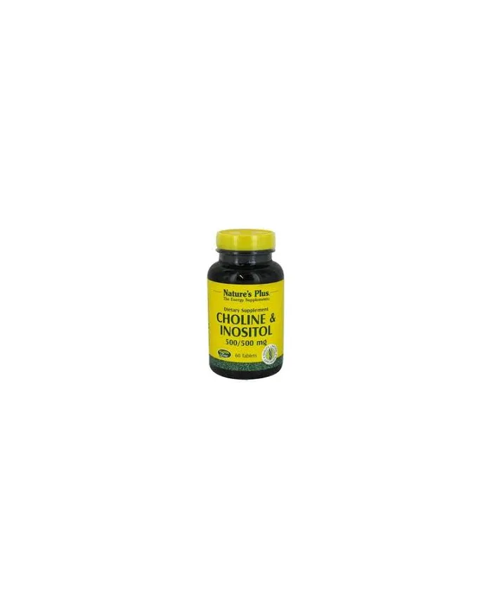 Colina + inositol 500 mg 60 comprimidos, Natures Plus