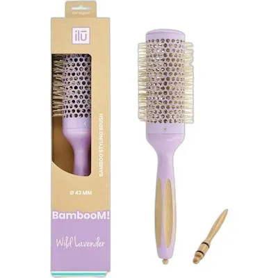 Cepillo bambu redondo 43MM lavanda salvaje, Tools For Beauty