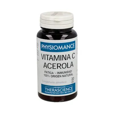 Physiomance vitamina C acerola 30 comprimidos masticables, Therascience