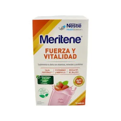 Batido fresa 15 sobres, Meritene