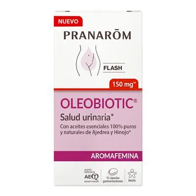Pranarom aromafemina oleobiotic 15 cápsulas, Pranarom P.acabado