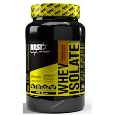 Whey isolate capuccino proteína 90% 1000 g, Best Protein