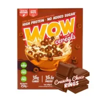 High protein crunchy choco 250 g, Wow Cereals