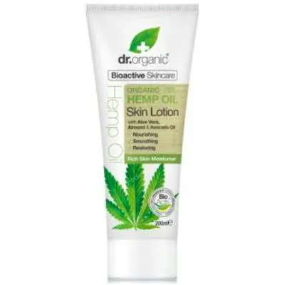 Loción corporal aceite de cañamo orgánico 200 ml, Dr. Organic
