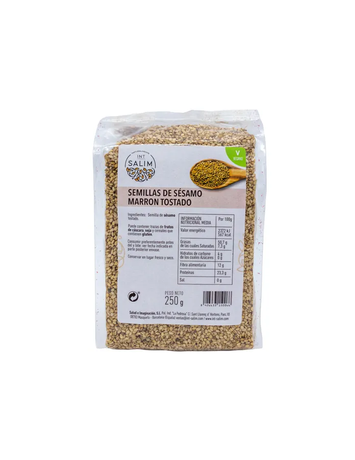 Sésame Brun Torréfié 250 g, Intsalim