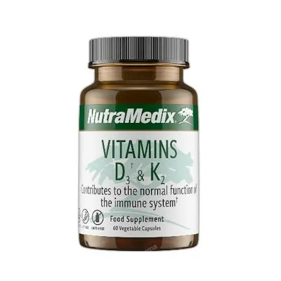Vitamina D3+K2 60 cápsulas vegetales, Nutramedix