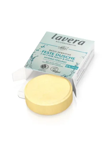 Gel ducha & champú solido 2 en 1 hidratante basis sensitve, Lavera