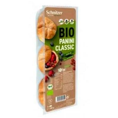 Panecillos panini clasico sin gluten BIO 180 g, Schnitzer