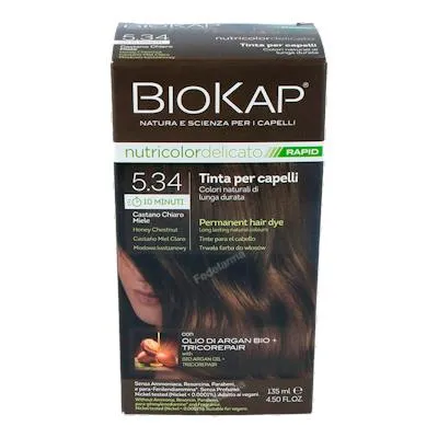 Rapid castaño miel claro 5.34 tubo 140 ml, Biokap