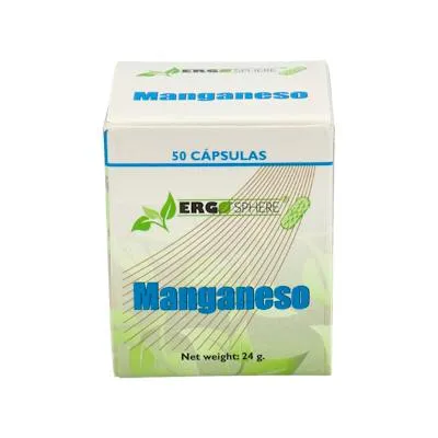 Manganeso ergosphere 50 cápsulas, Ergonat