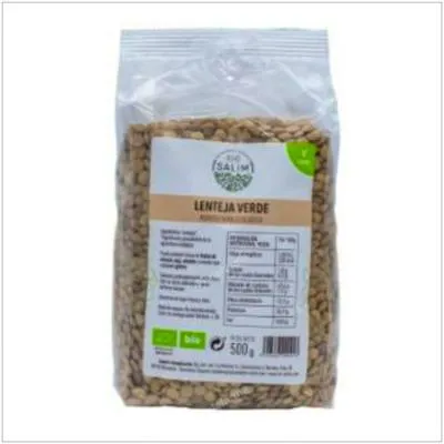 Lenteja verde BIO 500 g, Eco Salim