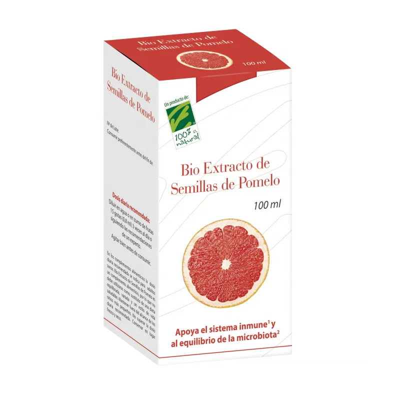 Extracto pomelo 100%natural BIO 100 ml, 100% Natural