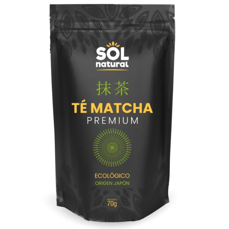 Premium Japanse matcha-thee 70 g, Sol Natural