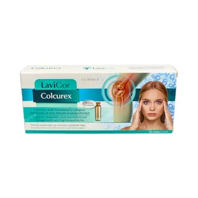 Colcurex 20 viales, Lavigor