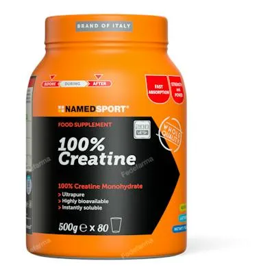 Créatine 100% 200 mesh 500 g, Named Sport