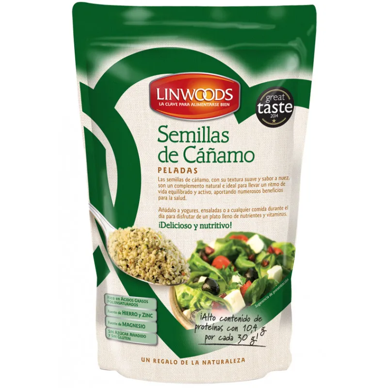Semi di canapa sbucciati 200 g, Linwoods