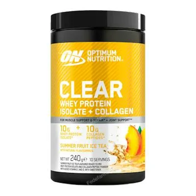 Clear whey + collagen summer ice tea 240 g, Optimum Nutrition