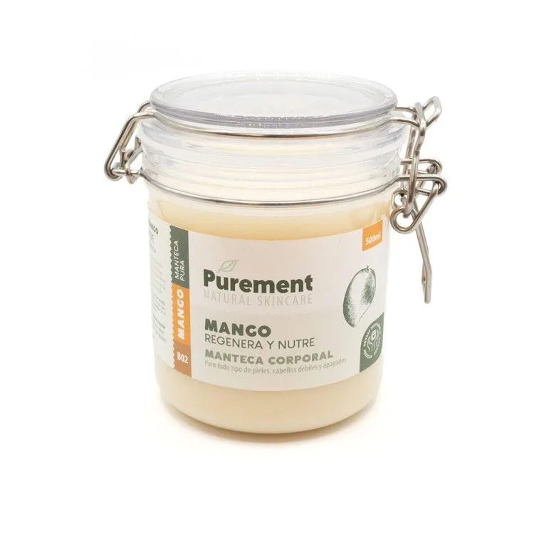 Manteca Corporal Natural de Mango 500 ml, Purement