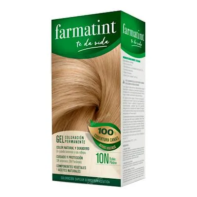 Gel 10N rubio platino 135 ml, Farmatint