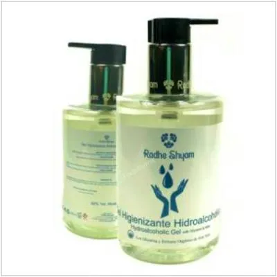 Gel hidroalcoholico con aloe vera dosificador 300 ml, Radhe Shyam
