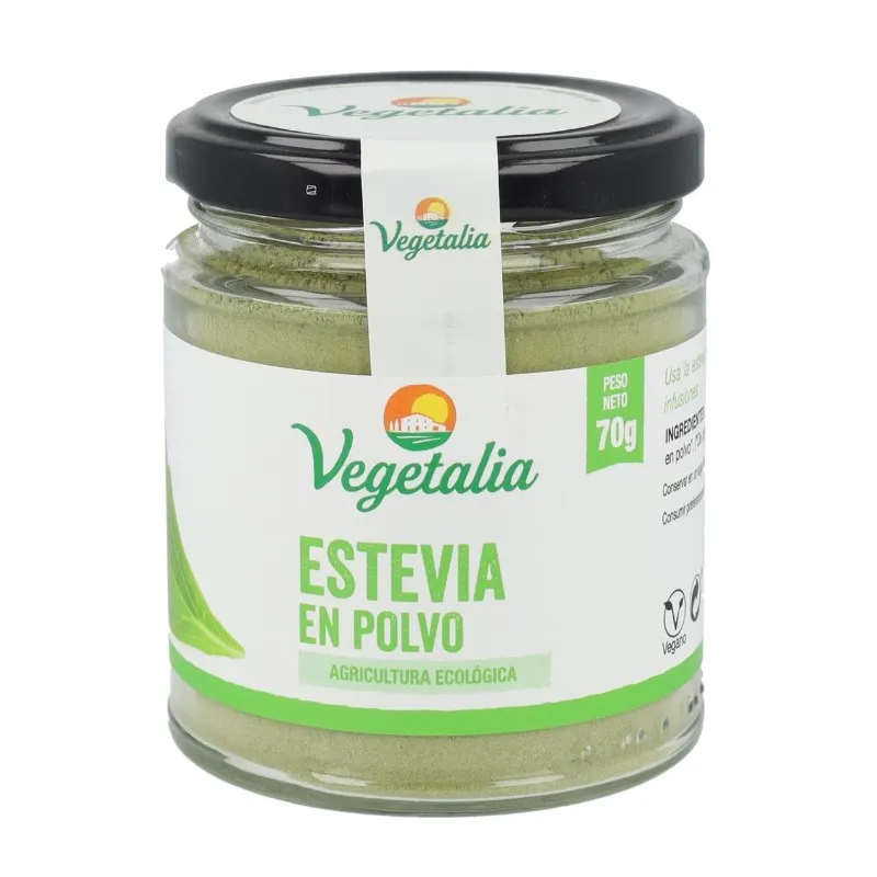 Estevia polvo BIO 70 g, Vegetalia