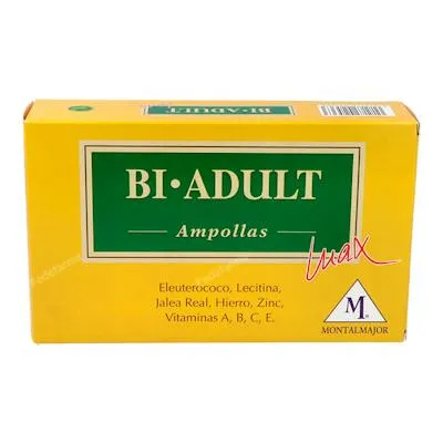 Montalmajor - M. r. a. bi adult 20 ampollas, Montalmajor - M.r.a.