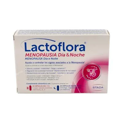 Menopauze dag en nacht 30 capsules dag + nacht 30 capsules, Lactoflora