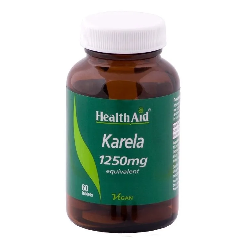 Karela 1250 mg 60 comprimidos, Health Aid
