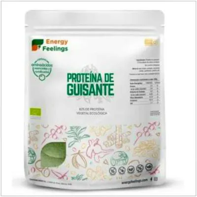 Proteína de guisante sin gluten BIO 1 kg, Energy Feelings