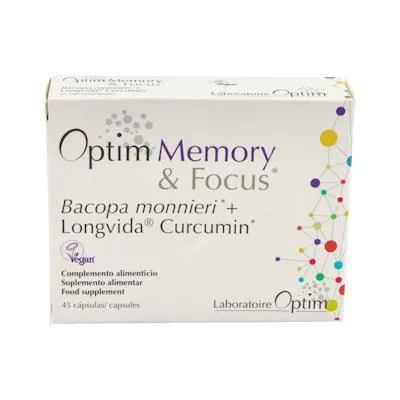 Optim memory - focus 45 cápsulas, Optim Laboratoire