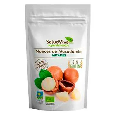 Nueces de macadamia mitades 100 g, Salud Viva