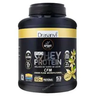 Whey protein aislado vainilla sport live 1,6 kg, Drasanvi Sport Live