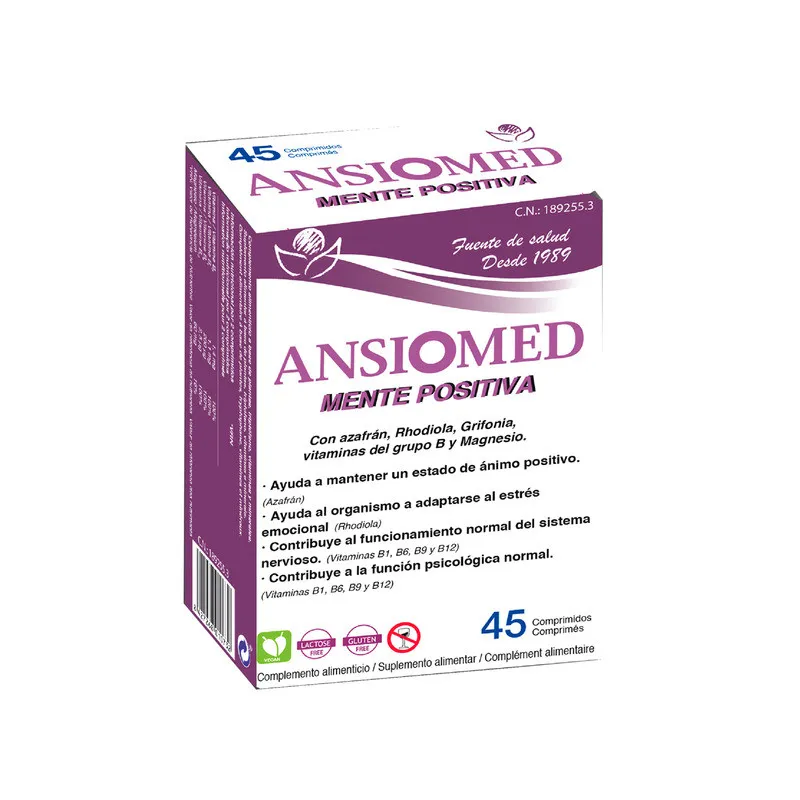 Ansiomed mente positiva 45 capsules, Bioserum