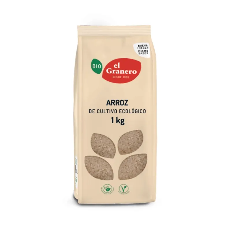 Arroz blanco redondo BIO 1 kg, El Granero