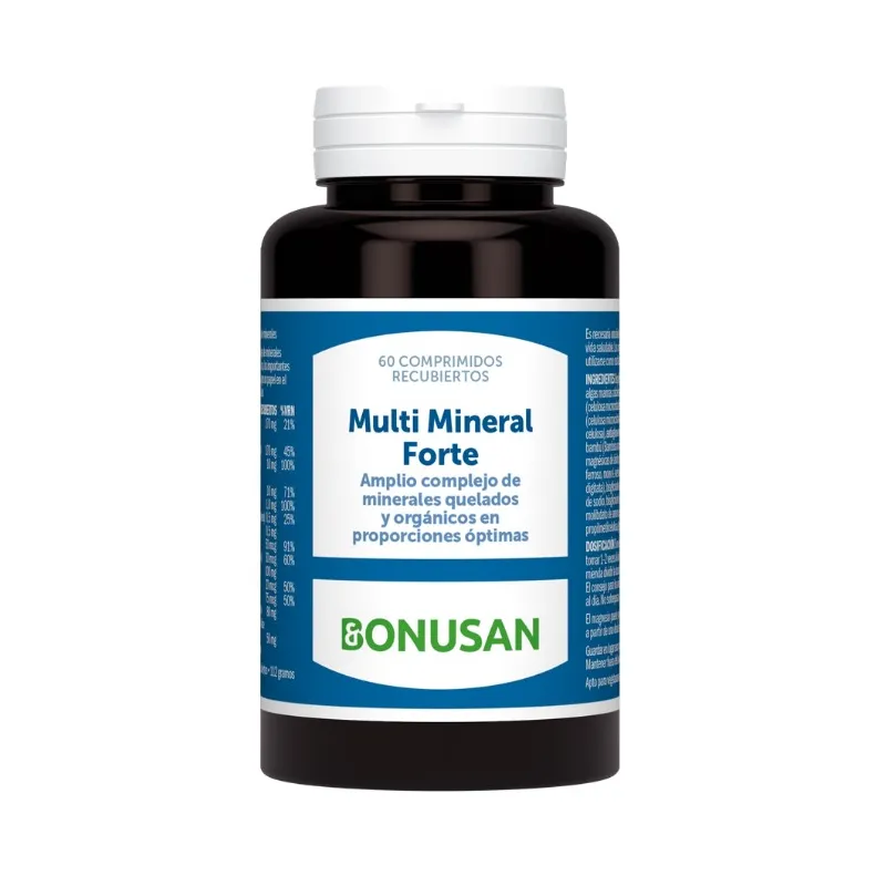Multi mineral forte 60 comprimidos, Bonusan