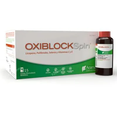 Oxiblock spin 15 viales, Pharmadiet