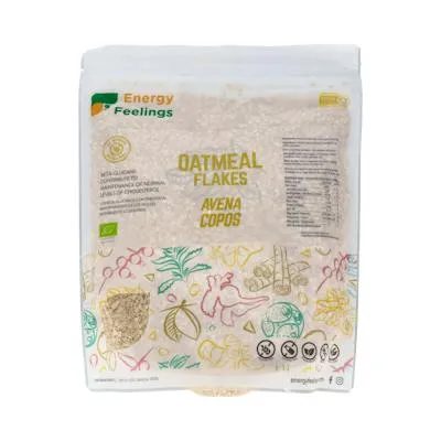 Copos de avena sin gluten BIO 1 kg, Energy Feelings