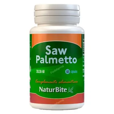 Saw palmetto 60 cápsulas, Naturbite