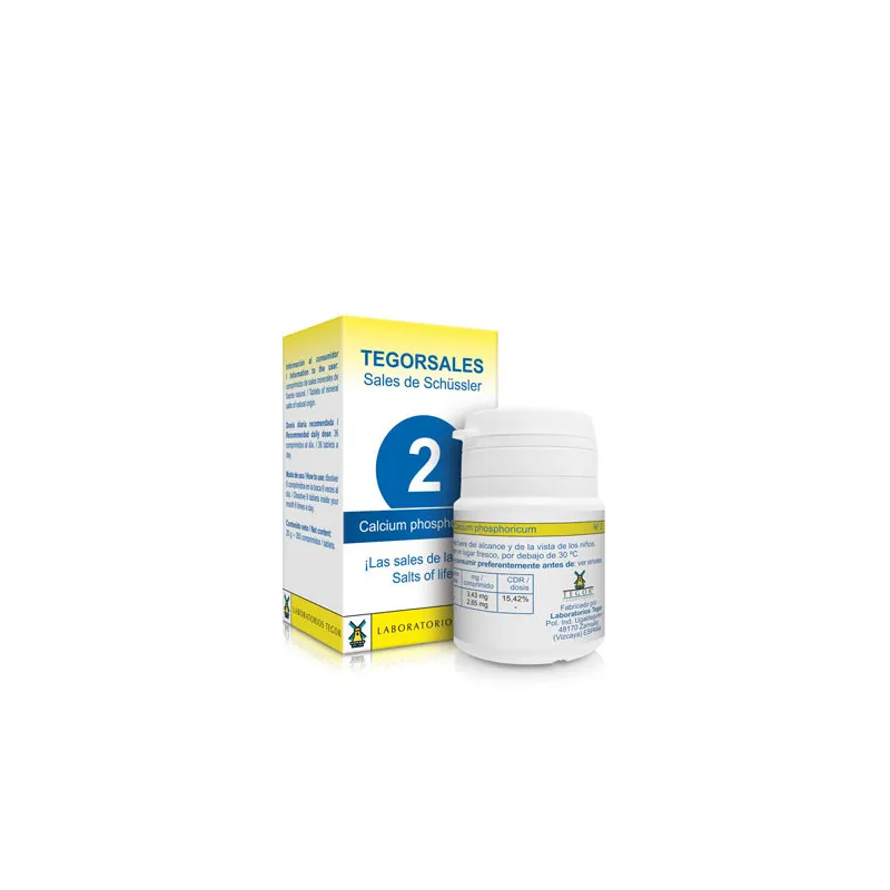 Tegorsal 2 (calcium phosphoricum) 350 comprimidos, Tegor