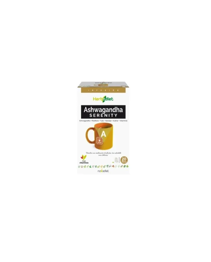 Herbodiet ashwagandha serenity 20 filtros, Novadiet