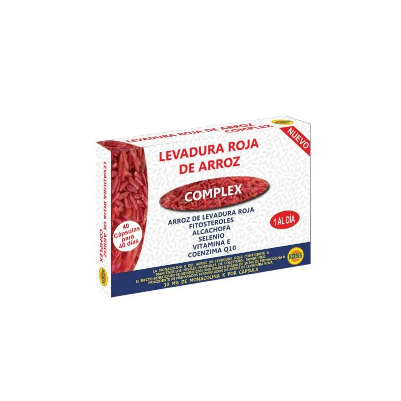 Levadura arroz rojo 40c, Robis