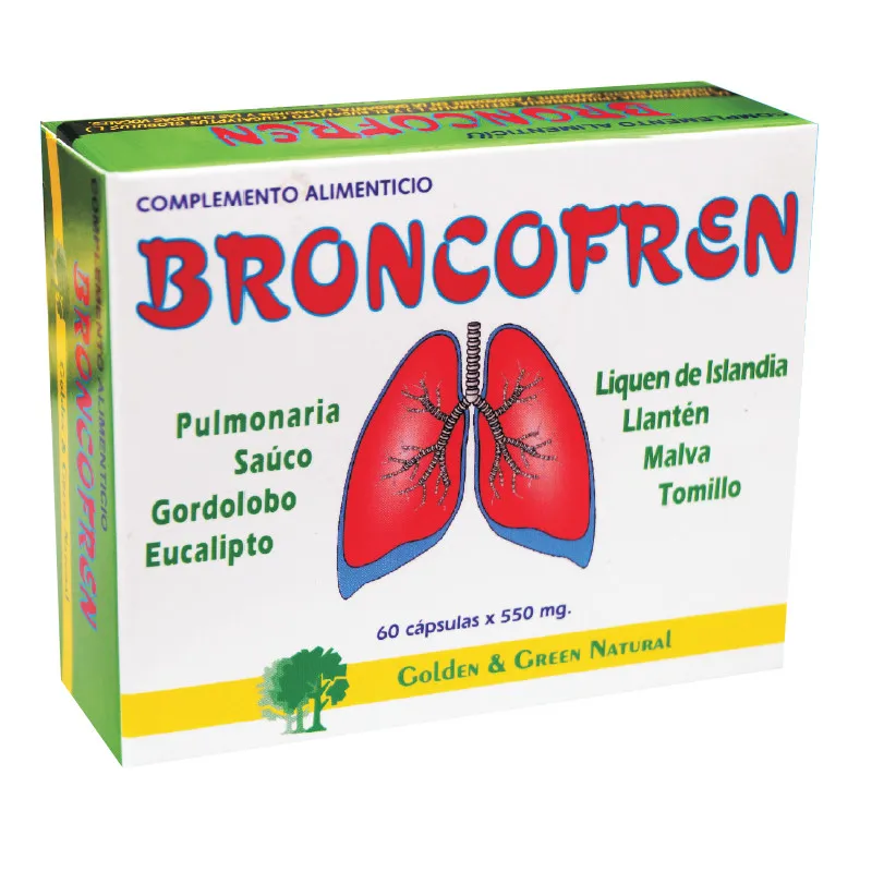 Broncofren natural 60 cápsulas, Golden Green