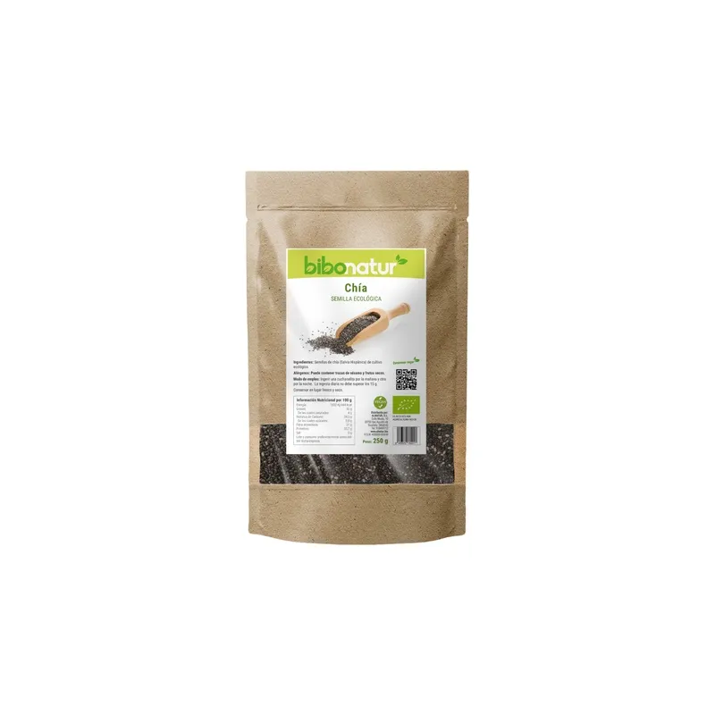 Semillas chia BIO 250 g, Bibonatur