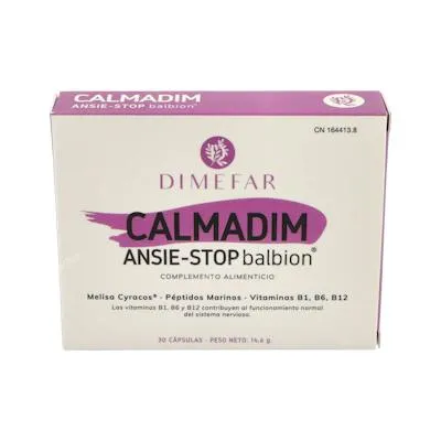 Calmadim ansie-stop (balbion) 30 cápsulas, Dimefar