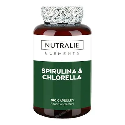 Spirulina & chlorella 180 capsules, Nutralie