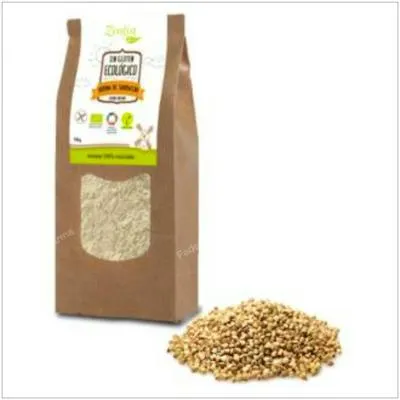 Harina de trigo sarraceno sin gluten BIO 500 g, Zealia