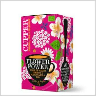 Flower power Kräutertee BIO 20 Beutel, Cupper