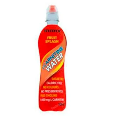 L-carnitine water fruit splash 6 x 500 ml, Weider