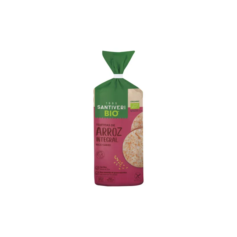 Tortitas arroz integral BIO 100 g, Santiveri